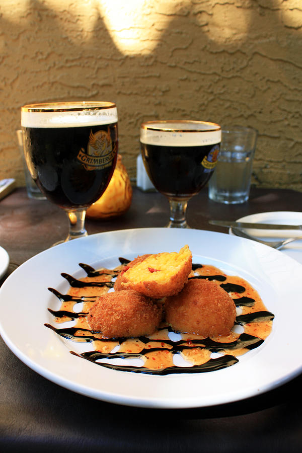 Grimbergen and Arancini Photograph by Gerry Bates