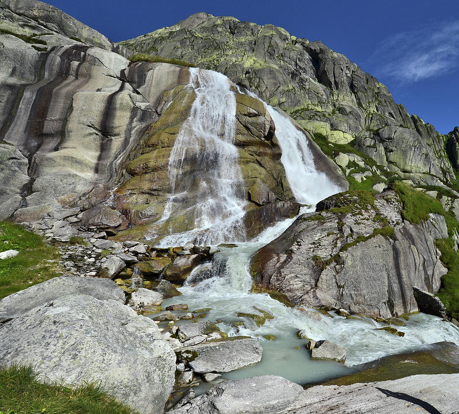 Grimsel Waterfall Photograph by Federica Grassi