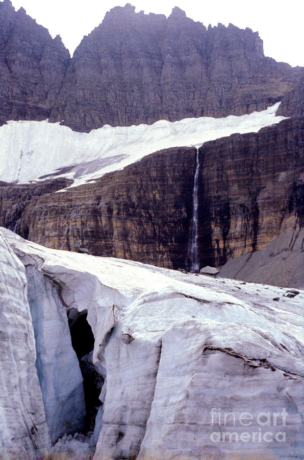 Grinnell And Salamander Glaciers, 1957 Photograph by Gregory G. Dimijian, M.D.
