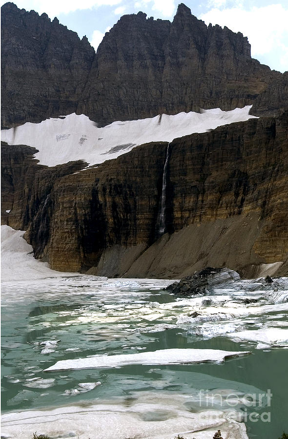 Grinnell And Salamander Glaciers, 2004 Photograph by Gregory G. Dimijian, M.D.