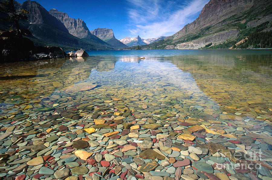 Grinnell Lake, Glacier National Park Photograph by Art Wolfe