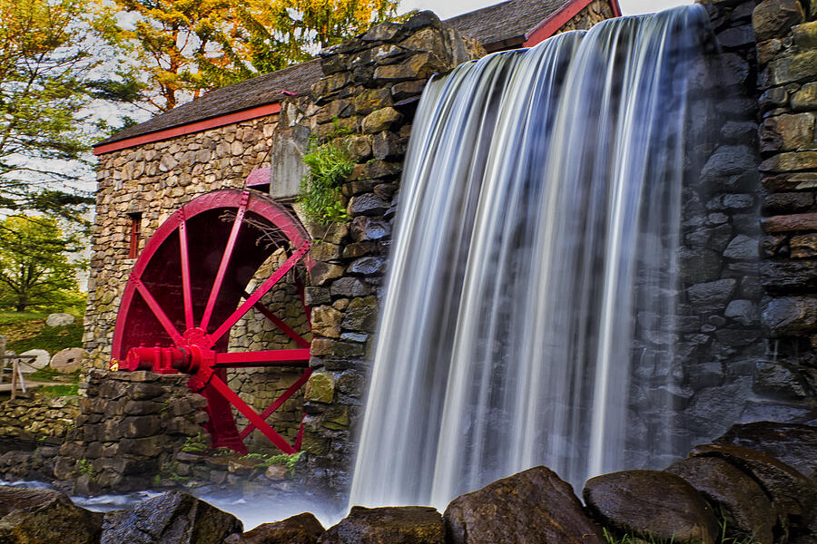 Grist Mill 6581 Photograph by Karen Celella