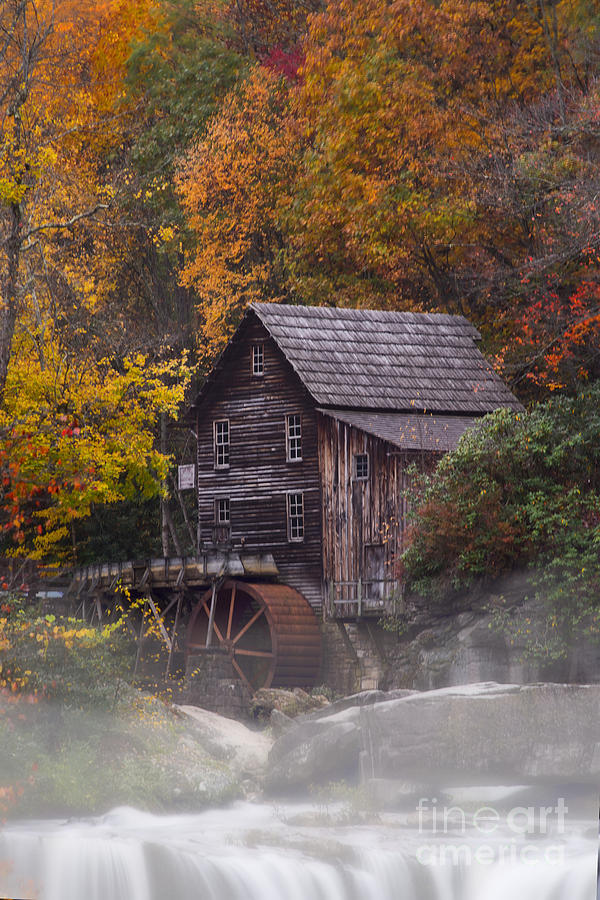 Grist Mill at Babcock State Park Photograph by Dan Friend