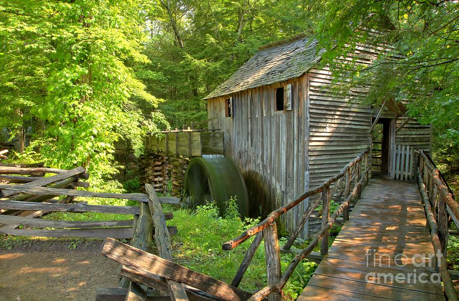 Grist Mill At Cades Cove Photograph by Adam Jewell
