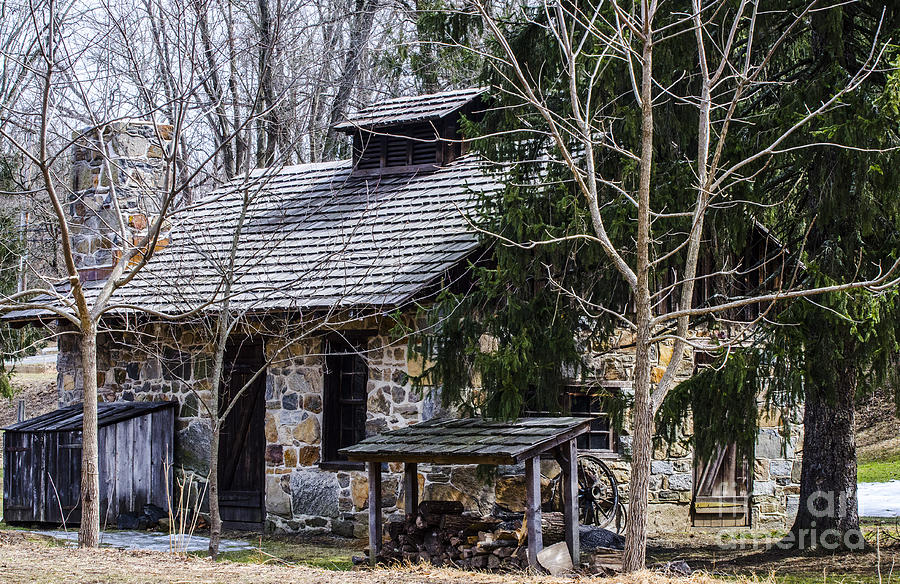 Grist Mill Cabin Photograph by Judy Wolinsky
