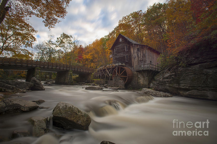 Grist Mill of Glade Creek Photograph by Dan Friend