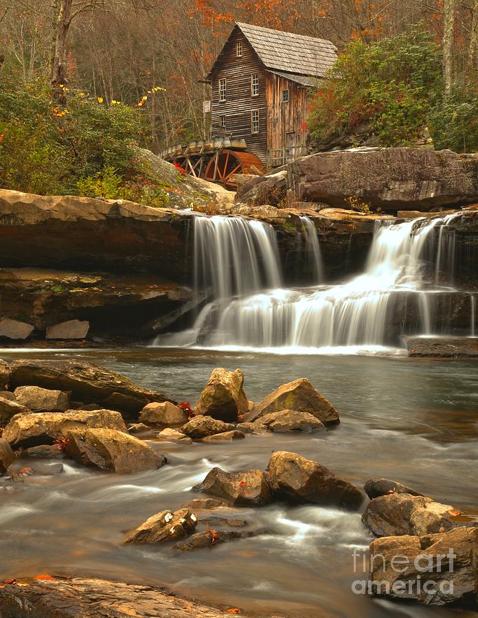 Grist Mill On Glade Creek Photograph by Adam Jewell