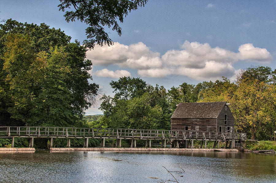Grist Mill Photograph by Roni Chastain