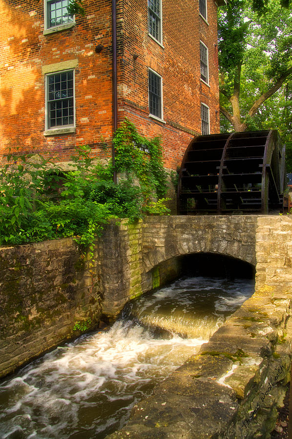 Grist Mill Photograph by Thomas Woolworth