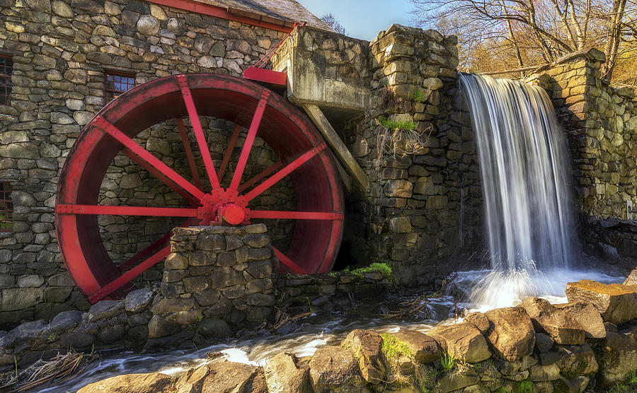 Grist Mill Waterfall Photograph by Mark Papke