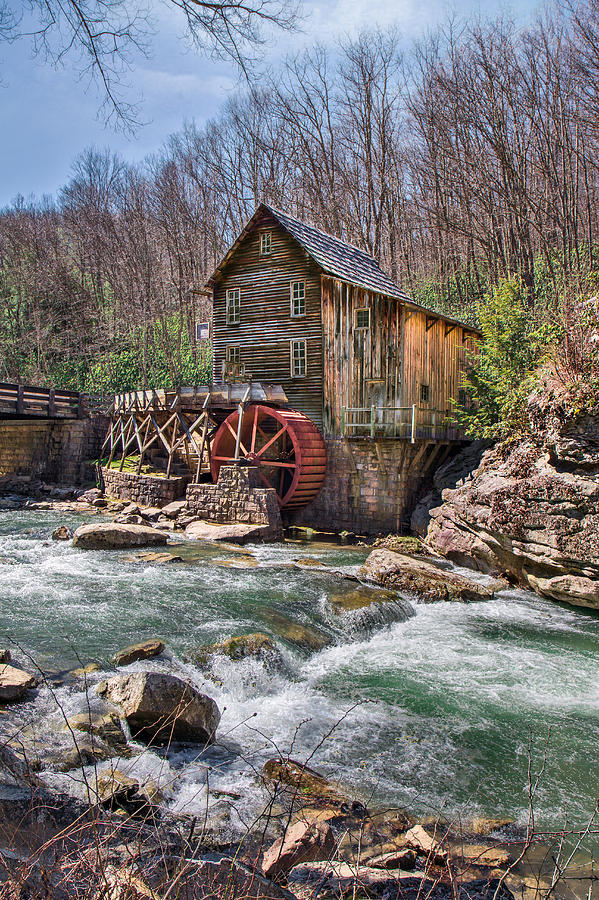 Gristmill in Spring Photograph by Mary Almond