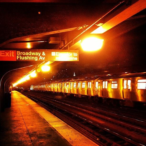 Train Photograph - Gritty. #nyc #newyork #subway #train by J Amadei