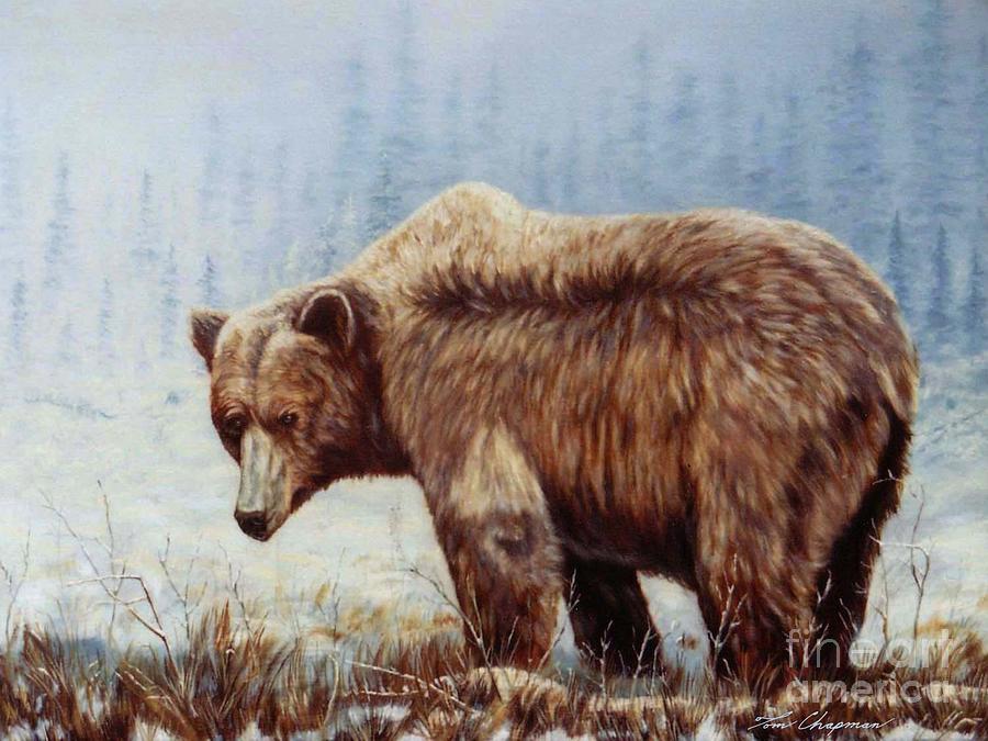 Grizzly is the Bear Painting by Tom Chapman