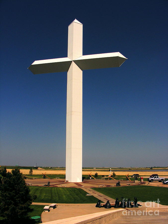 Groom Texas Cross Photograph by Marilyn Smith