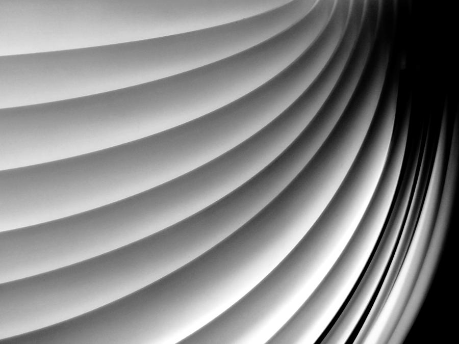 Groovy Abstract 3 BW Photograph by Newel Hunter