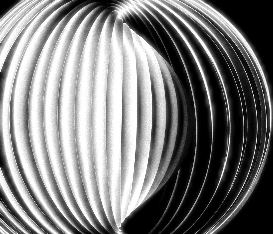 Groovy Abstract 5 BW Photograph by Newel Hunter