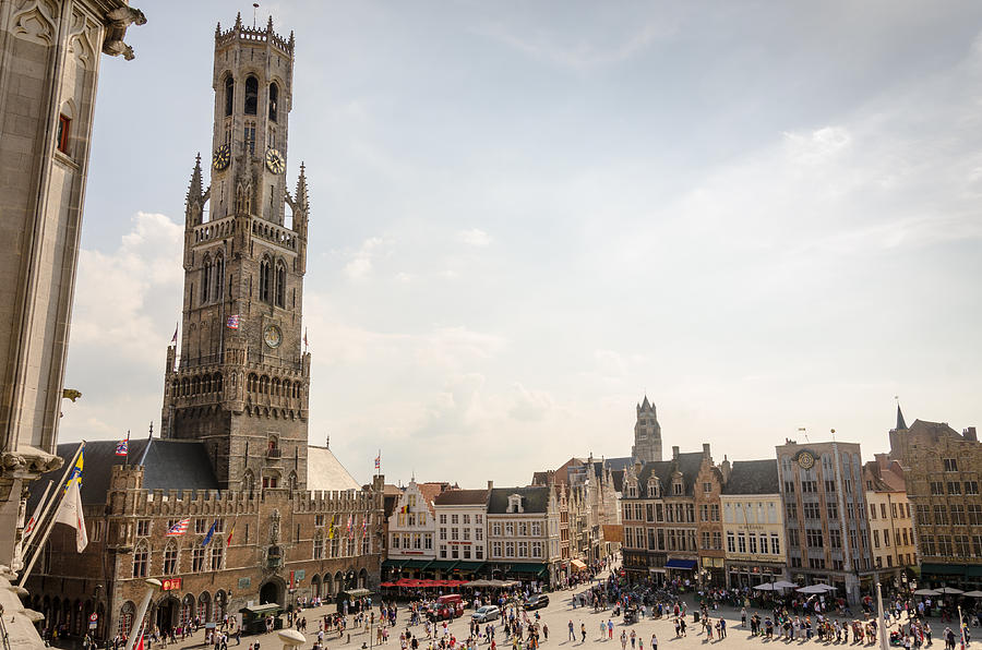 Grote Markt Brugge Photograph By Paul Indigo