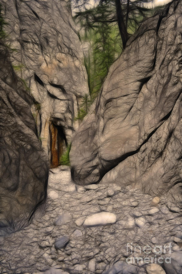 Grotto Canyon Fractal Photograph