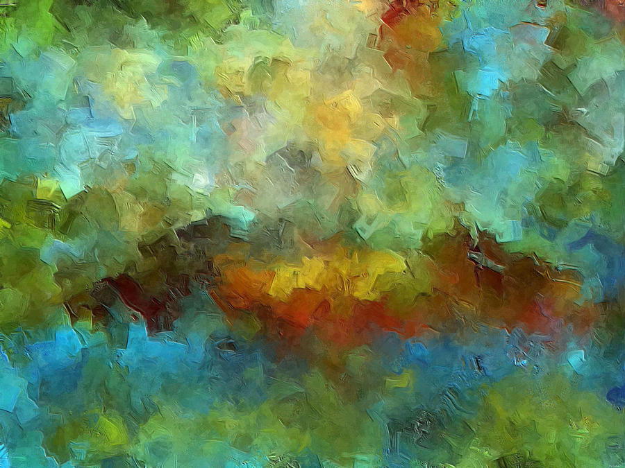 Abstract Painting - Grotto by Ely Arsha