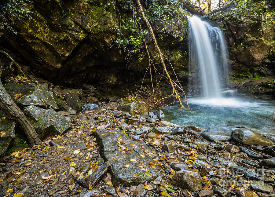 Grotto Falls Photograph by George Kenhan