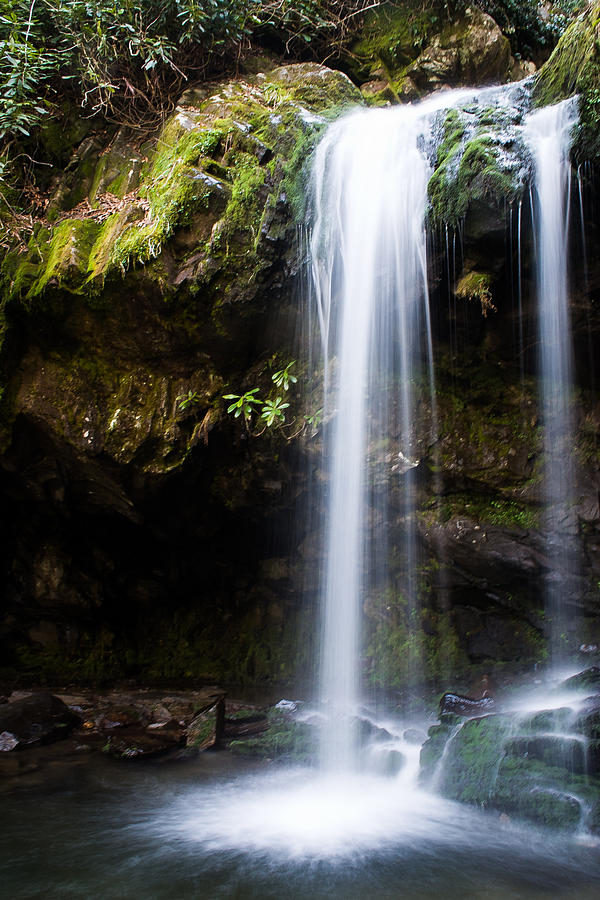 Grotto Falls Photograph by Jay Stockhaus