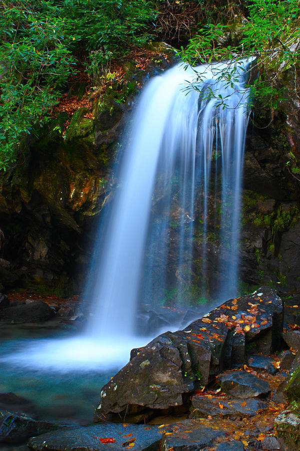 Grotto Falls Photograph by Nunweiler Photography