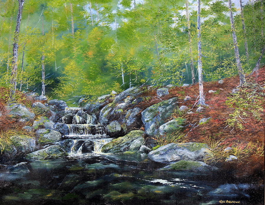 Grotto Painting by Ken Ahlering