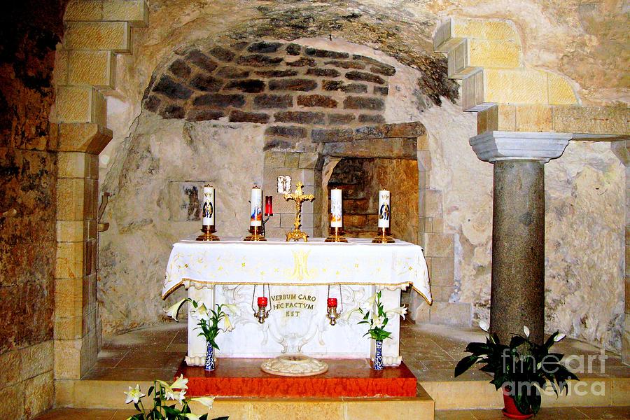 Grotto Of The Annunciation Photograph by Nieves Nitta