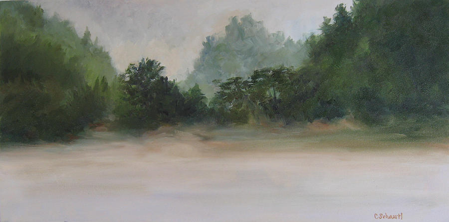 Ground Mist Painting by Connie Schaertl