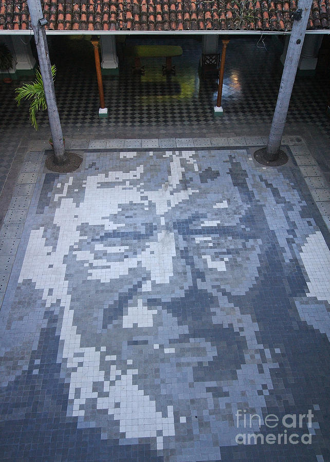 ground mosaic in the cultural center of Granada Nicaragua Photograph by Rudi Prott