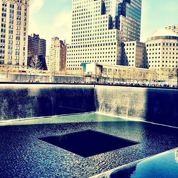 Ground Zero Photograph - Ground Zero Memorial by Michael Gonzalez