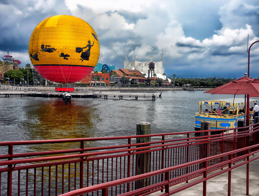 Grounded By The Storm Balloon Ride Walt Disney World Photograph by Thomas Woolworth