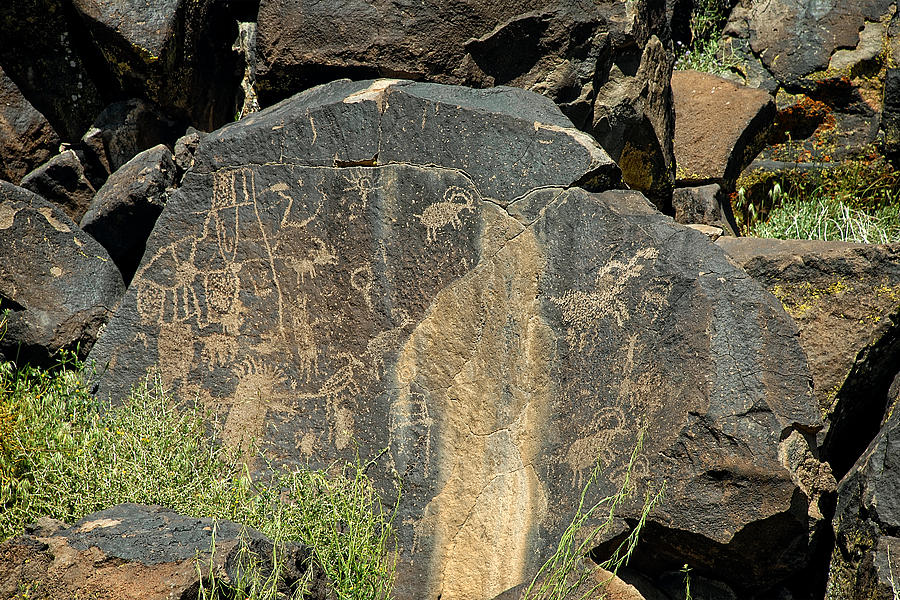 Group petroglyph #1 Photograph by John Bennett