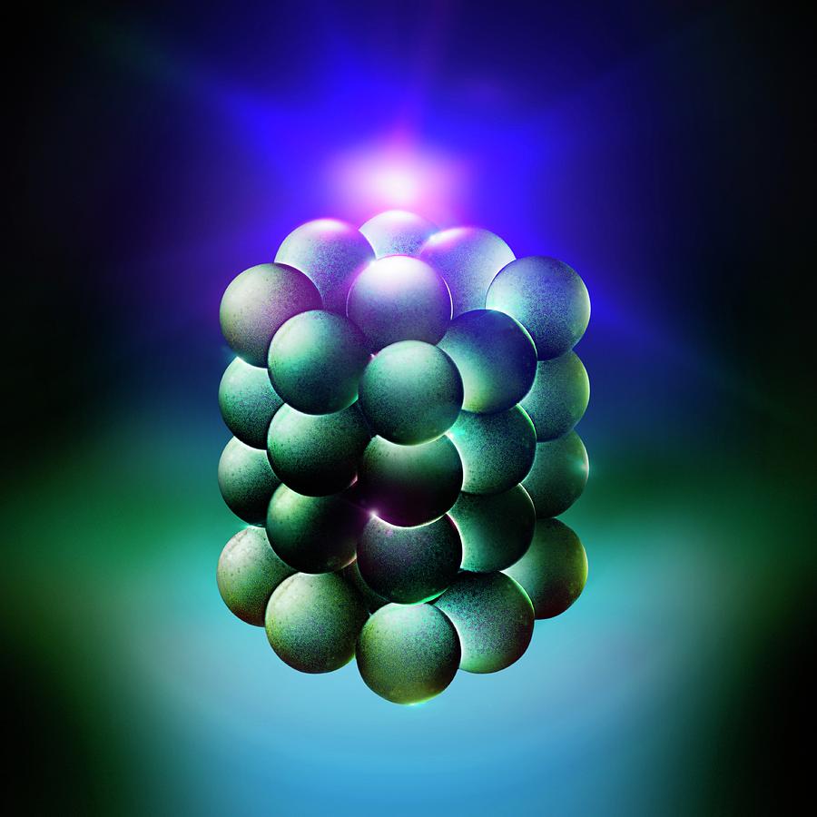Group Of Atoms Photograph by Richard Kail