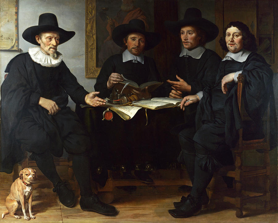 Group Portrait Painting by Gerbrand van den Eeckhout