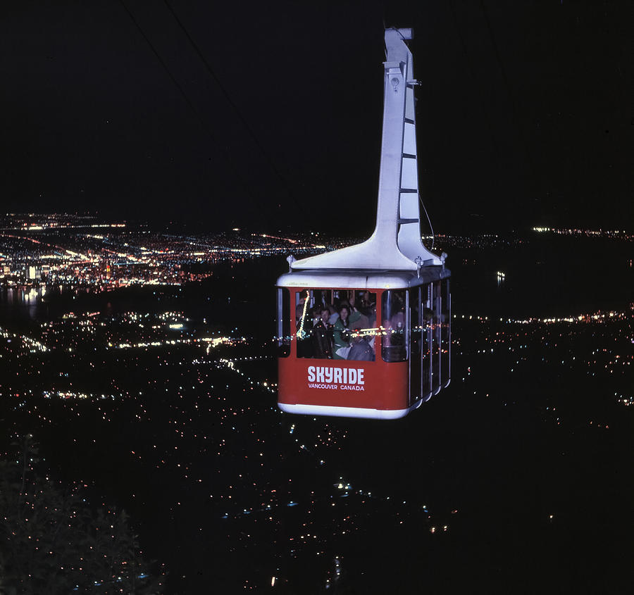 Grouse Mountain Tram Photograph by Greg Reed