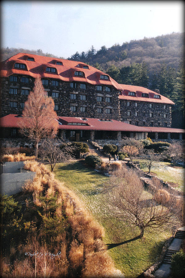 Grove Park Inn in Early Winter Photograph by Paulette B Wright