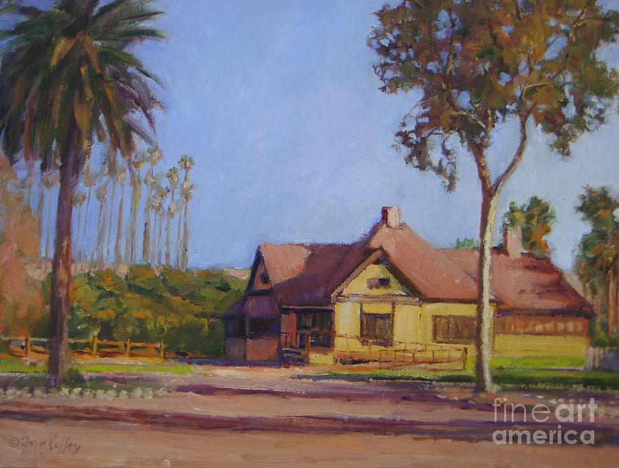 Growers House Painting by Joan Coffey