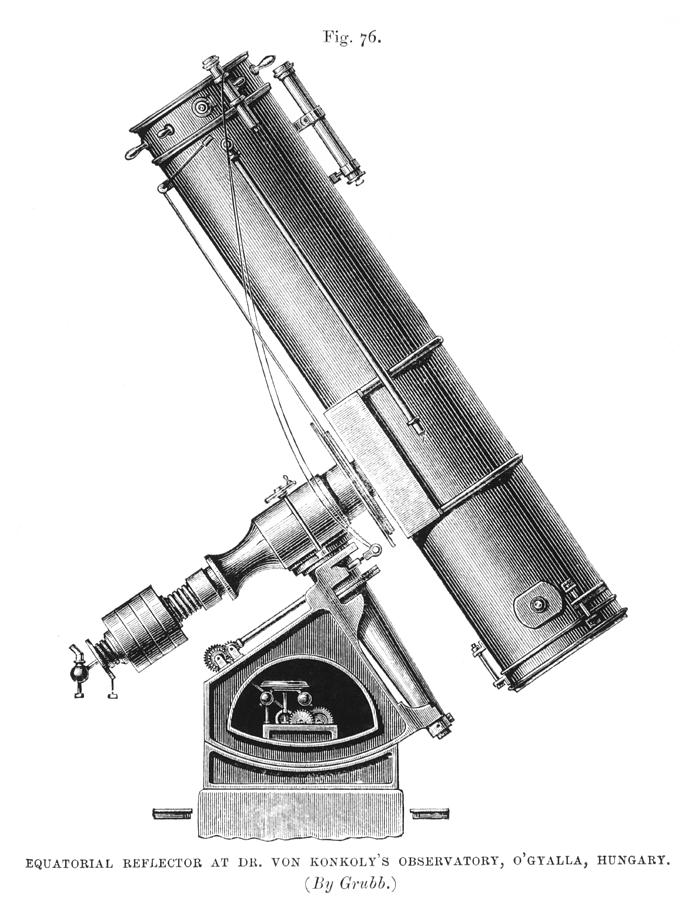 Device Photograph - Grubb equatorial telescope, Hungary by Science Photo Library