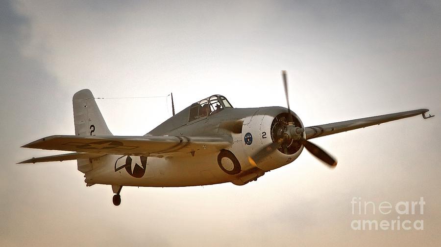 Grumman F4F Wildcat Midway Patrol Photograph by Gus McCrea