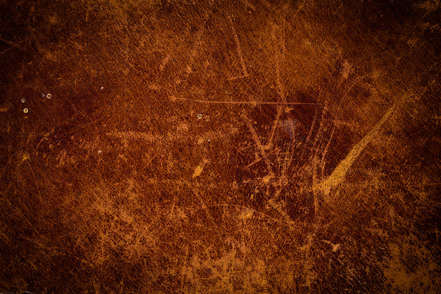 Grunge and old leather texture Photograph by R.Tsubin