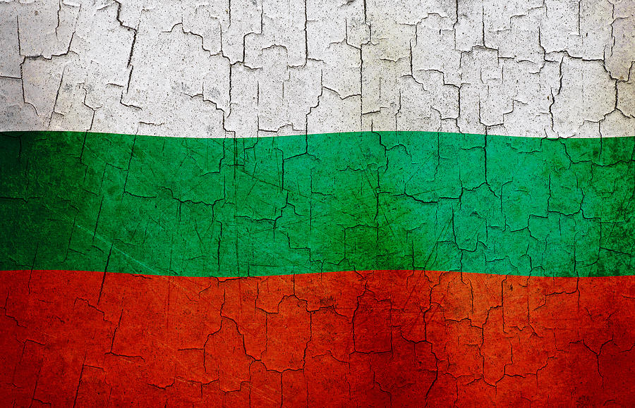Grunge Bulgaria flag Digital Art by Steve Ball