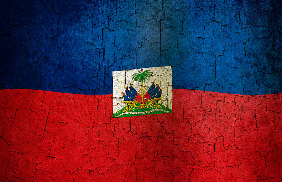 Grunge Haiti flag Digital Art by Steve Ball - Fine Art America