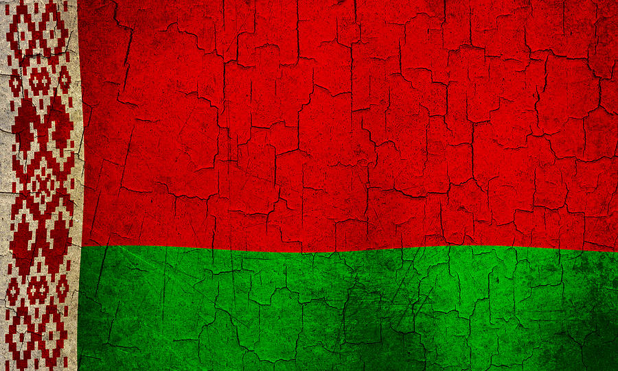 Grunge Ireland flag Grunge Ireland flag Grunge Belarus flag Digital Art by Steve Ball