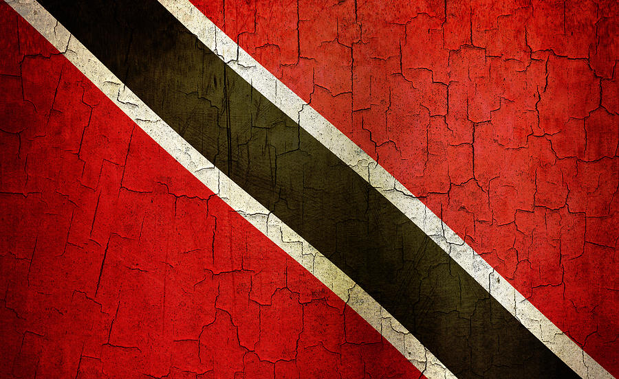 Grunge Trinidad and Tobago flag Digital Art by Steve Ball