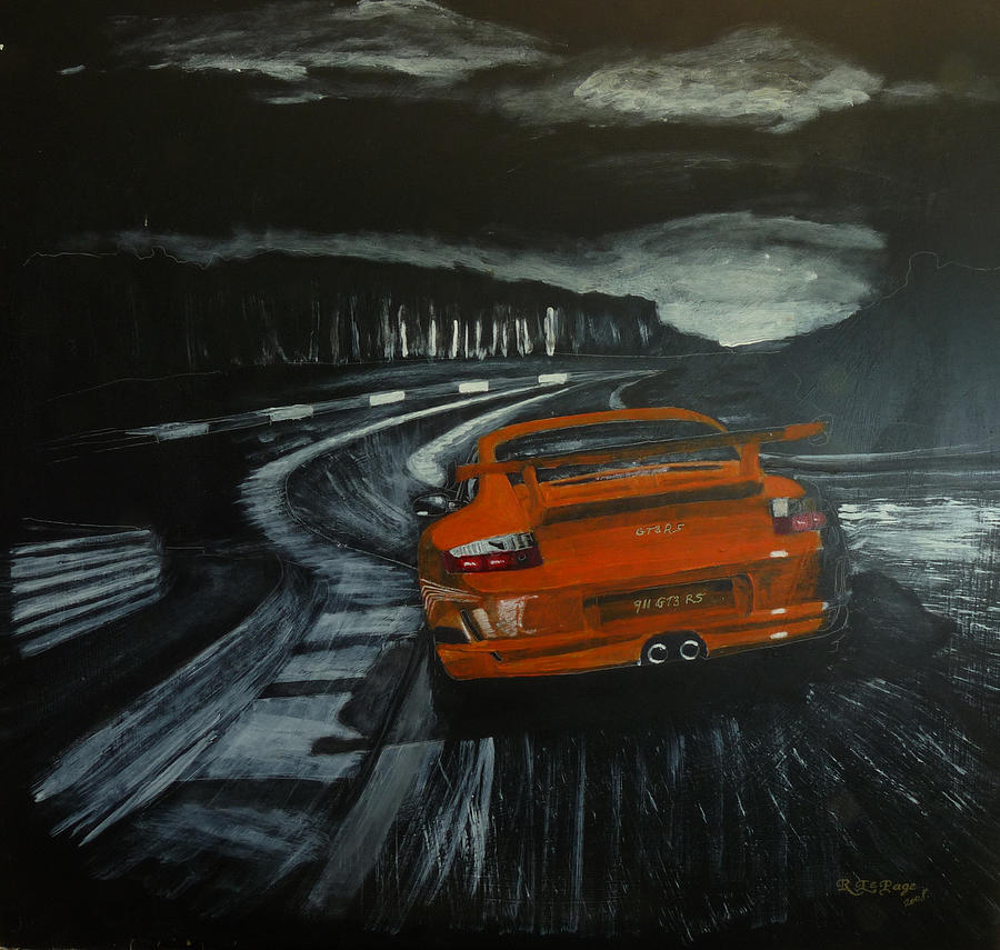 GT3 @ Le Mans #2 Painting by Richard Le Page