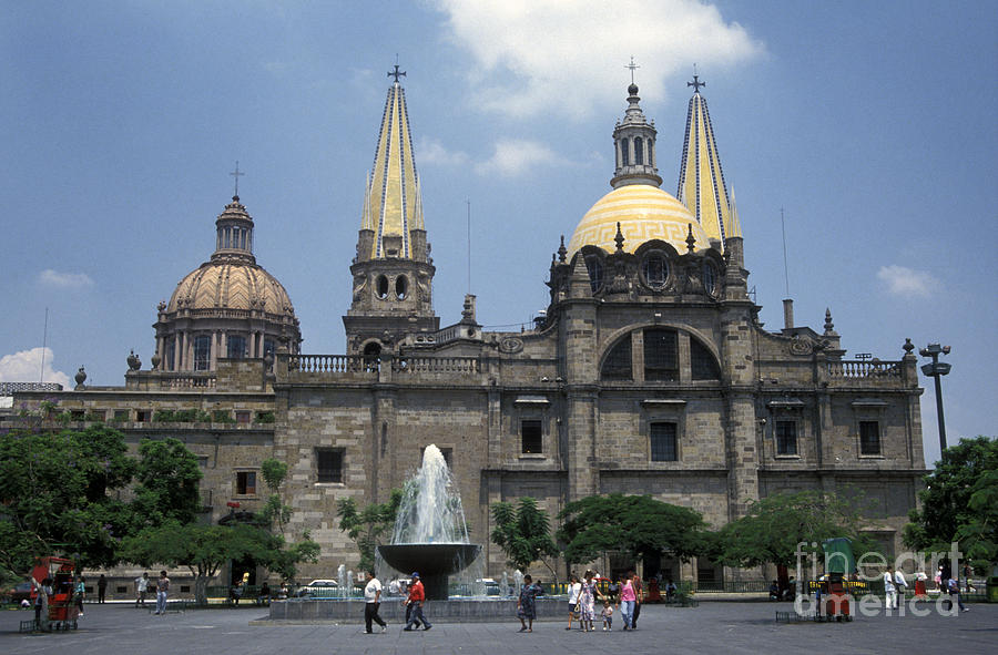 Guadalajara Cathedral Mexico Photograph by John  Mitchell