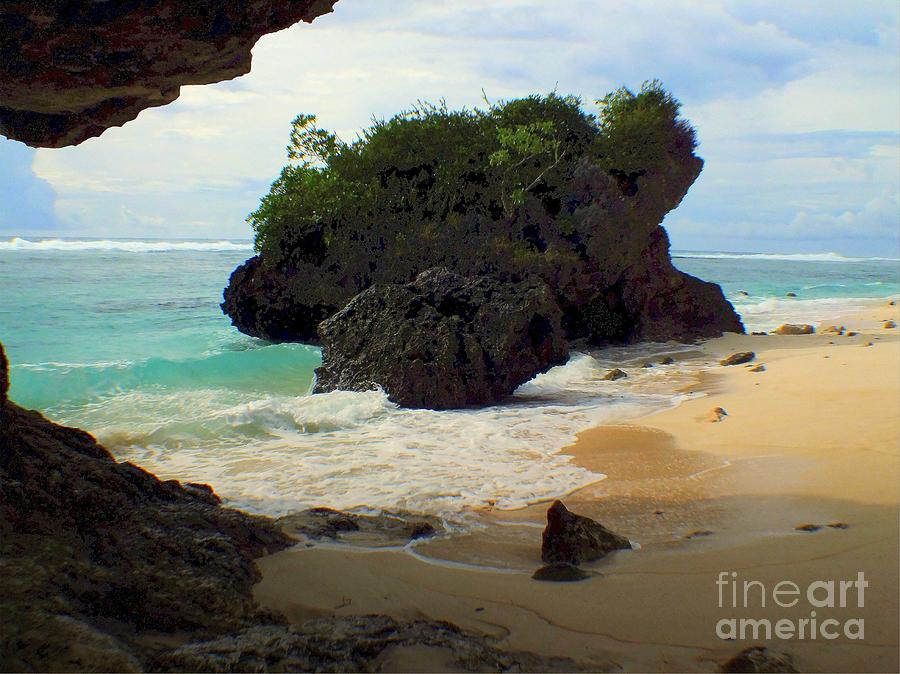 Nature Photograph - Guam Tropical Beach by Scott Cameron