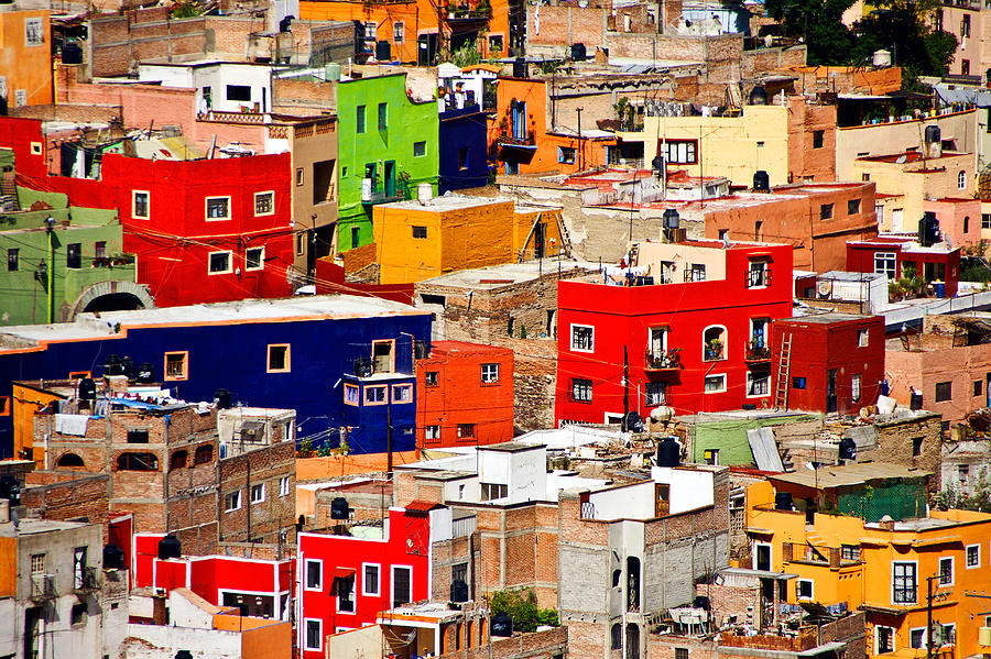 Guanajuato colors Photograph by Dennis Cox - Fine Art America