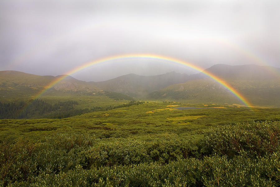 Guanella Pass Rainbow Photograph by Morris McClung